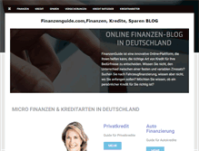 Tablet Screenshot of finanzenguide.com
